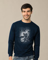 Shop Born To Ride Light Sweatshirt-Front