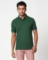 Shop Bottle Green Classic Polo-Front