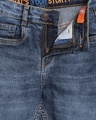 Shop Boys Blue Washed Slim Fit Jeans 3-Design