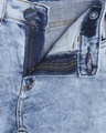 Shop Boys Blue Washed Slim Fit Jeans-Design