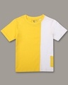 Shop Pack of 2 Boys Orange & Yellow Color Block T-shirt-Design