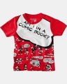 Shop Boys Red Mickey Mouse Graphic Printed T-shirt-Front