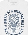 Shop Boys White Journey of Miles Graphic Printed T-shirt-Design