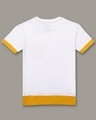 Shop Pack of 2 Boys White & Yellow Color Block T-shirt