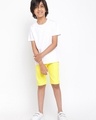Shop Boys Yellow Shorts