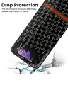 Shop Branded Texture Premium Glass Case for Samsung Galaxy Z Flip4 5G (Shock Proof, Scratch Resistant)-Design