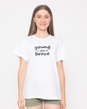 Shop Brave And Young Boyfriend T-Shirt-Front
