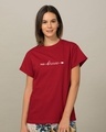 Shop Brave Arrow Boyfriend T-Shirt-Front