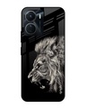 Shop Brave Lion Printed Premium Glass case for Vivo Y16 (Shock Proof,Scratch Resistant)-Front