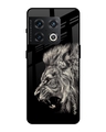 Shop Brave Lion Printed Premium Glass Cover for OnePlus 10 Pro (Shock Proof, Lightweight)-Front