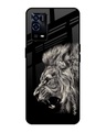 Shop Brave Lion Printed Premium Glass Cover for Oppo A55 (Shock Proof, Lightweight)-Front