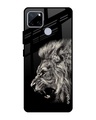 Shop Brave Lion Printed Premium Glass Cover for Realme C12 (Shock Proof, Lightweight)-Front