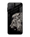 Shop Brave Lion Printed Premium Glass Cover for Samsung Galaxy M12 (Shock Proof, Light Weight)-Front