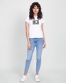 Shop Break Code Half Sleeve Printed T-Shirt White-Design