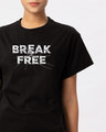 Shop Break Free Boyfriend T-Shirt-Front