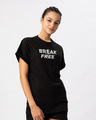 Shop Break Free Boyfriend T-Shirt-Design