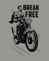 Shop Break Free Motorcycle Full Sleeve T-Shirt-Full