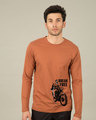 Shop Break Free Motorcycle Full Sleeve T-Shirt-Front
