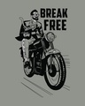 Shop Break Free Motorcycle Half Sleeve T-Shirt