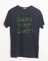 Shop Break Your Limits Half Sleeve T-Shirt-Front