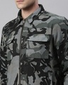 Shop Men's Multicolor Regular Fit Camouflage Full Sleeve Jacket-Full