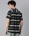 Shop Men's Black Regular Fit Half Sleeve Shirt-Design