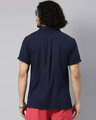 Shop Men's Navy Blue Regular Fit Shirt-Design