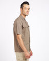 Shop Men's Brown Regular Fit Shirt-Design