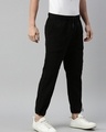 Shop Men's Black Slim Fit Trousers-Design