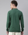 Shop Men's Dark Green Polo  T Shirt-Design