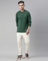 Shop Men's Dark Green Polo  T Shirt