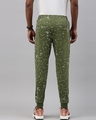 Shop Men's Green  Splatter Printed Knitted Jogger-Design