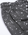 Shop Men's Grey  Splatter Printed Knitted Jogger
