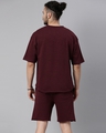 Shop Men's Maroon Knitted Lounge Shorts-Design