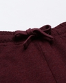 Shop Men's Maroon Knitted Lounge Shorts