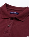 Shop Men's Maroon Red Polo  T Shirt