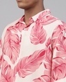 Shop Men's Red Floral Printed Boxy Fit Shirt-Full