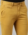 Shop Men's Yellow Relaxed Fit Trousers