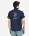 Shop Men's Blue Printed Slim Fit Half Sleeve Shirt-Full