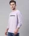 Shop Men's Purple Printed  Full Sleeve Sweatshirt-Design
