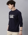 Shop Men's Blue Printed  Full Sleeve Sweatshirt-Design
