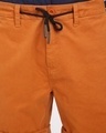 Shop Solid Shorts With Drawcord Fastening
