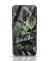 Shop Breathe Green OnePlus 7 Pro Glass Mobile Cover-Front
