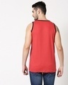 Shop Brick Red Contrast Binding Round Neck Vest-Full