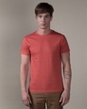 Shop Brick Red Half Sleeve T-Shirt-Design