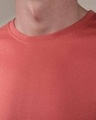Shop Brick Red Half Sleeve T-Shirt