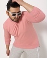 Shop Men's Bridal Rose Plus Size Sweatshirt-Front