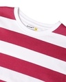 Shop Men's White and Red Stripe T-shirt