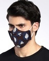 Shop Brown All Over Printed Everyday Mask
