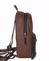 Shop Brown Rexine Compact Backpack